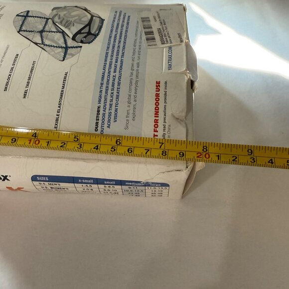 Yaktrax Walk Ice Cleats Size M men’s 9-11 women’s 10.5-12.5 US new damaged box - Picture 11 of 12